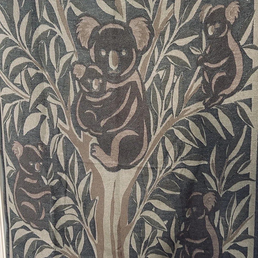Heirloom Koalas in Gum Tree Curtain Panel Australia’s Unique Wonders 40 x 84 in